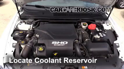 2014 Ford Taurus SHO 3.5L V6 Turbo Coolant (Antifreeze) Add Coolant